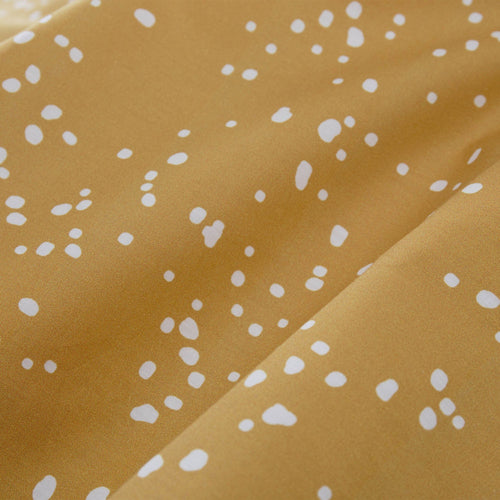 Connemara pillowcase, mustard & white, 100% cotton |High quality homewares