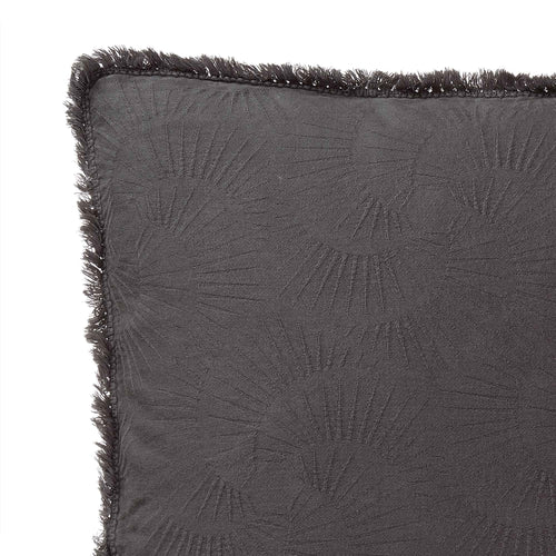 Espinho cushion cover, charcoal, 100% cotton | URBANARA cushion covers