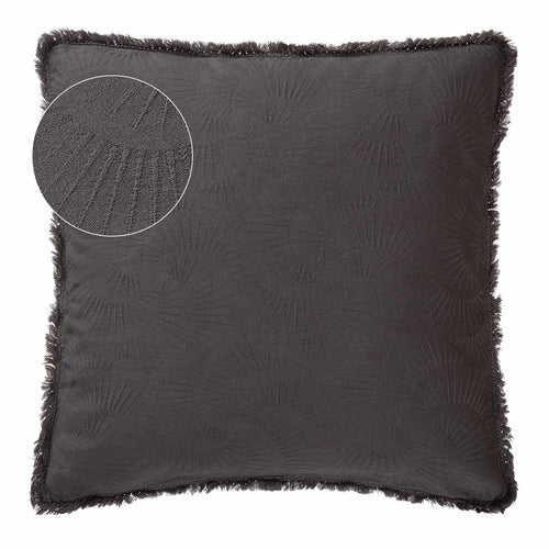 Espinho cushion cover, charcoal, 100% cotton