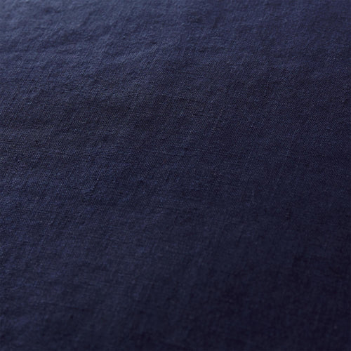 Estoril cushion cover, dark blue, 100% linen | URBANARA cushion covers