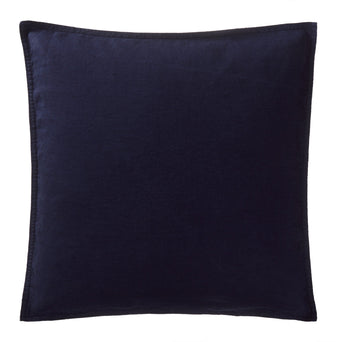 Estoril cushion cover, dark blue, 100% linen