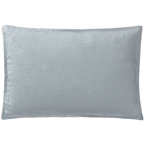 Estoril cushion cover, green grey, 100% linen