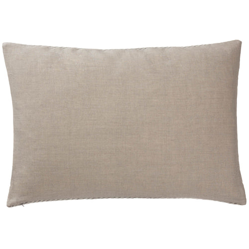 Gotland Cushion grey & cream, 100% wool & 100% linen | High quality homewares