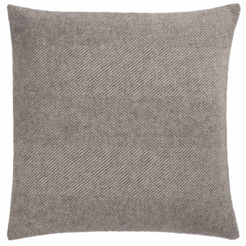 Gotland cushion cover, grey & cream, 100% wool & 100% linen