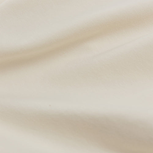 Ferna fitted sheet, cream, 95% cotton & 5% elasthan | URBANARA fitted sheets