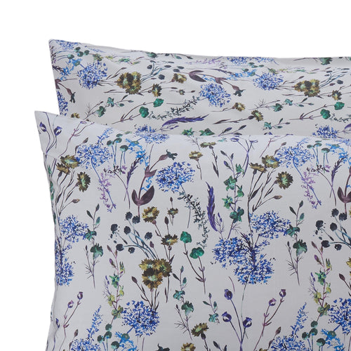 Laviano duvet cover, multicolour & natural, 100% cotton | URBANARA percale bedding