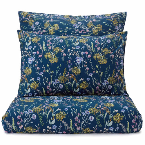 Laviano duvet cover, multicolour & dark blue, 100% cotton