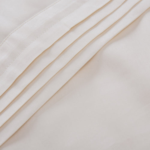 Manziana duvet cover, cream, 100% egyptian cotton | URBANARA sateen bedding