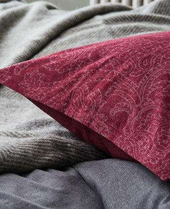 Lourinha pillowcase, ruby red, 100% organic cotton