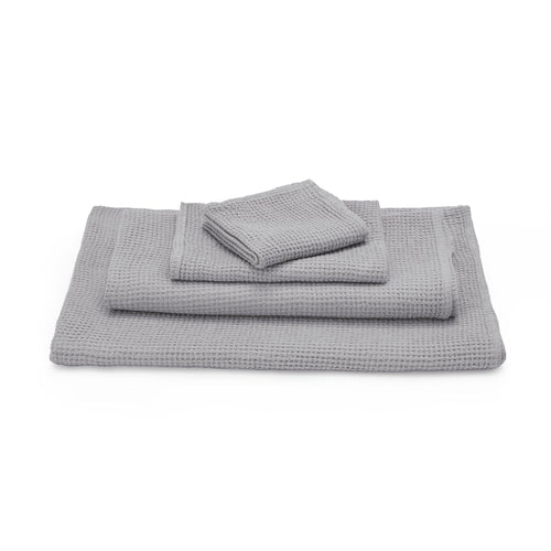Neris hand towel, light grey, 100% linen