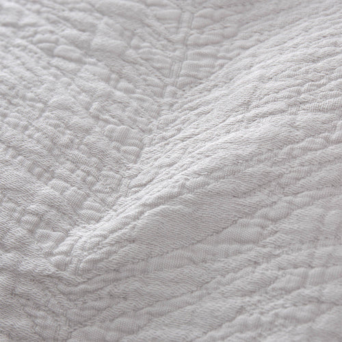 Ruivo bedspread, light grey, 100% cotton | URBANARA bedspreads & quilts