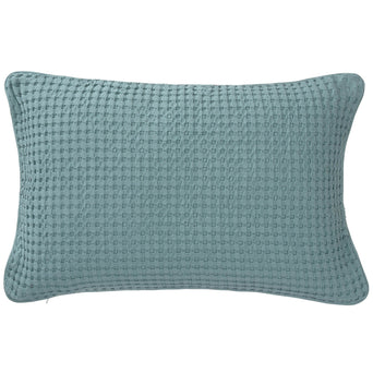 Veiros cushion cover, green grey, 100% cotton
