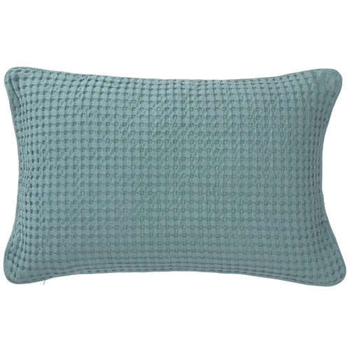 Veiros cushion cover, green grey, 100% cotton