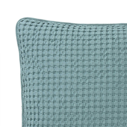 Veiros cushion cover, green grey, 100% cotton | URBANARA cushion covers