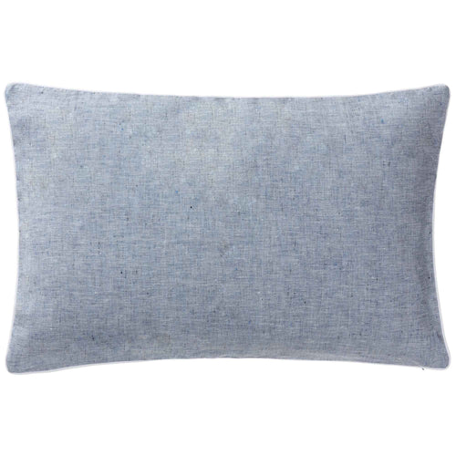 Sameiro cushion cover, dark grey blue & white, 100% linen
