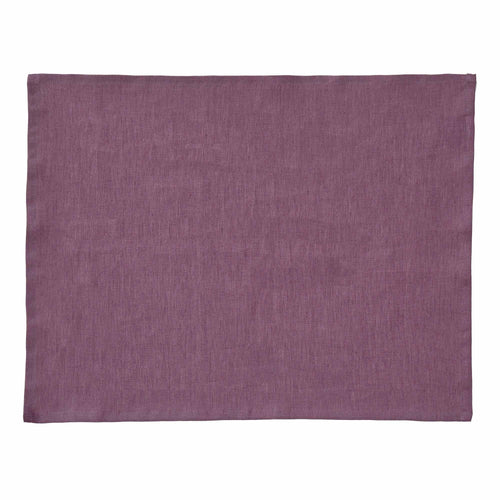 Teis table cloth in aubergine, 100% linen |Find the perfect tablecloths