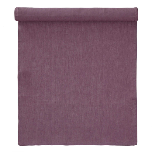 Teis table cloth, aubergine, 100% linen |High quality homewares