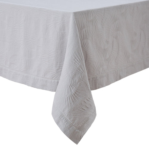 Espinho table cloth, light stone grey, 100% cotton