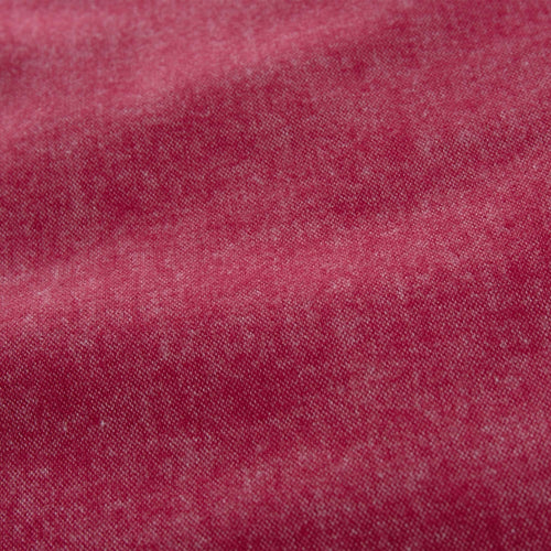 Vilar pillowcase, ruby red, 100% organic cotton | URBANARA flannel bedding