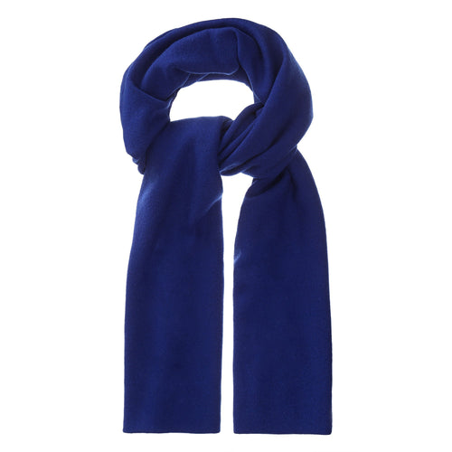 Nora scarf, royal blue, 50% cashmere wool & 50% wool