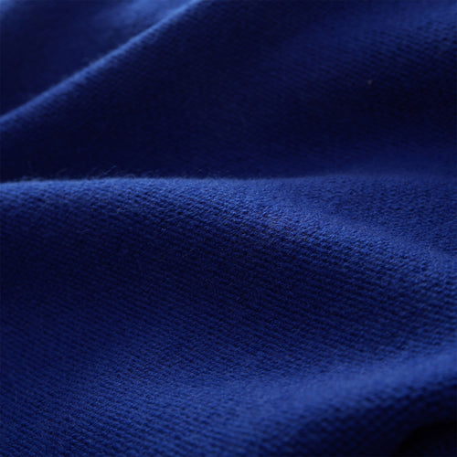 Nora scarf, royal blue, 50% cashmere wool & 50% wool | URBANARA hats & scarves
