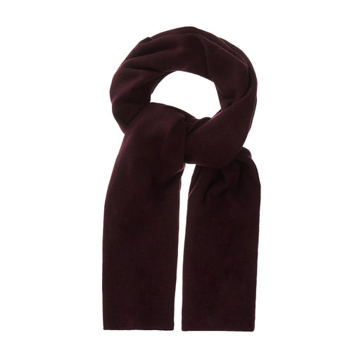 Nora scarf, bordeaux red, 50% cashmere wool & 50% wool
