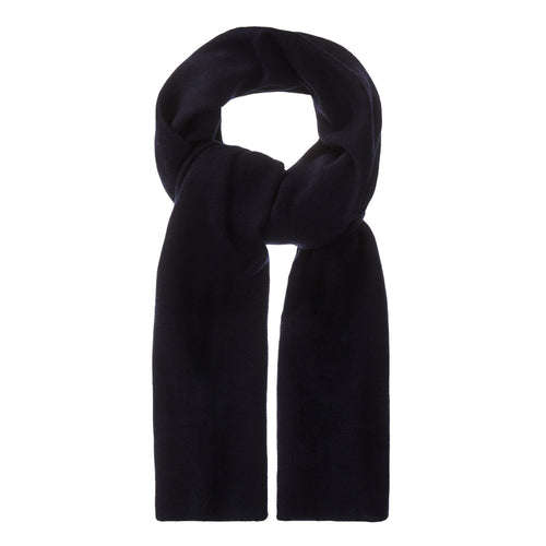 Nora scarf, midnight blue, 50% cashmere wool & 50% wool