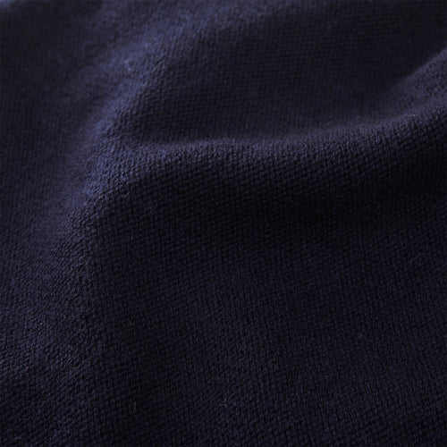 Nora scarf, midnight blue, 50% cashmere wool & 50% wool | URBANARA hats & scarves