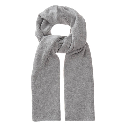 Nora scarf, light grey, 50% cashmere wool & 50% wool