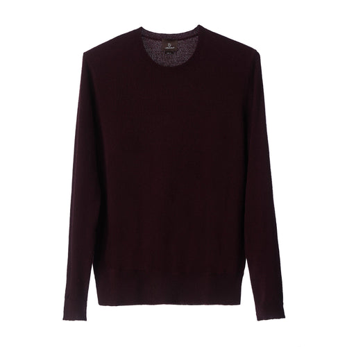 Nora Cashmere Jumper bordeaux red, 50% cashmere wool & 50% wool | URBANARA loungewear