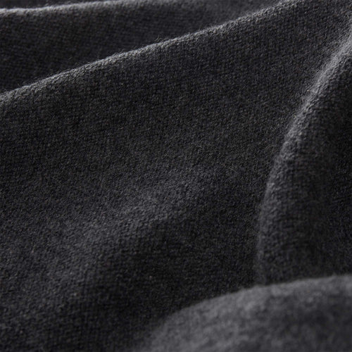 Nora Cashmere Cardigan charcoal, 50% cashmere wool & 50% wool | High quality homewares