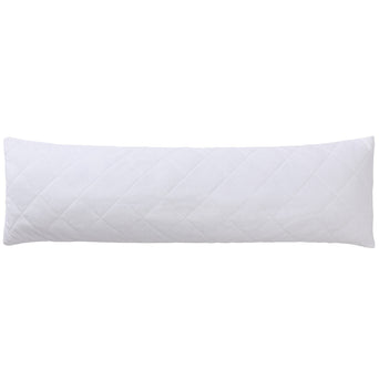 Haid Body Pillow white, 50% cotton & 50% polyester