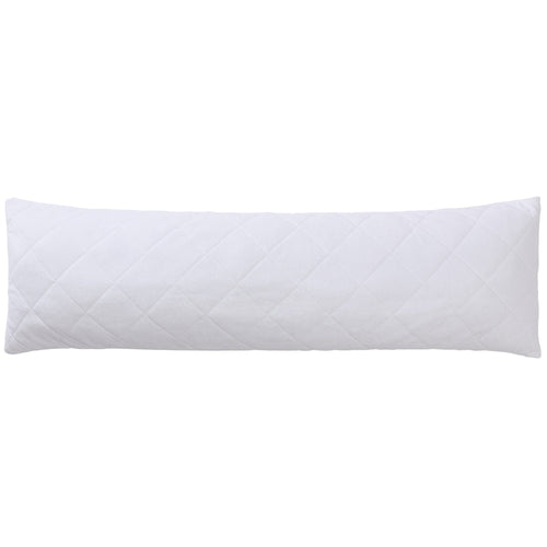 Haid Body Pillow white, 50% cotton & 50% polyester