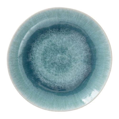 Caima Dinner Plate Set turquoise & blue, 100% ceramic
