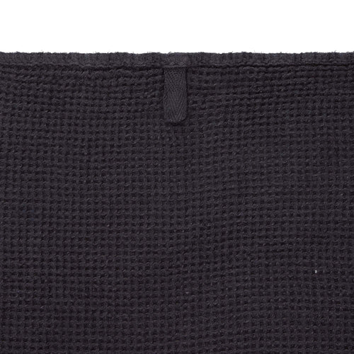 Meeris tea towel, charcoal, 100% linen | URBANARA dishcloths