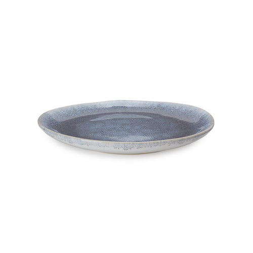 Caima Plate Set blue grey, 100% ceramic | URBANARA plates & bowls
