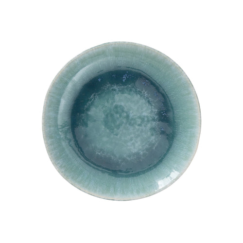 Caima Side Plate Set turquoise & blue, 100% ceramic