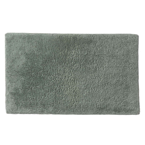 Banas bath mat, light grey green, 100% cotton