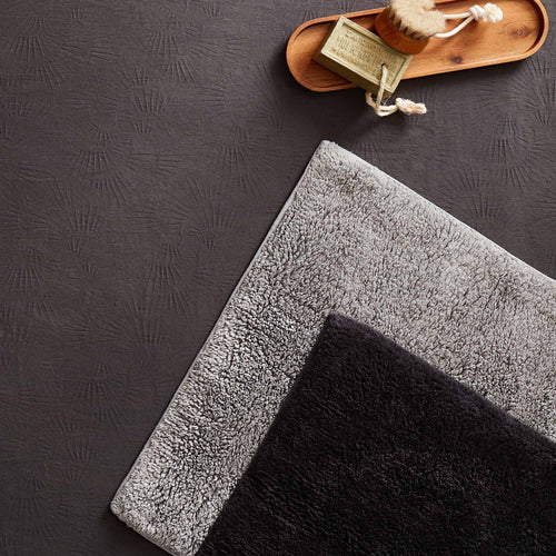 Banas bath mat, light grey, 100% cotton | URBANARA bath mats