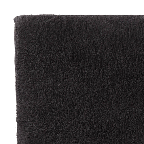 Banas bath mat, charcoal, 100% cotton | URBANARA bath mats