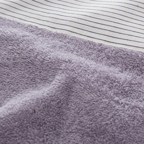 Luni beach towel, light purple grey, 100% cotton |High quality homewares