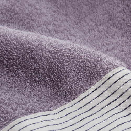 Luni beach towel in light purple grey, 100% cotton |Find the perfect beach towels