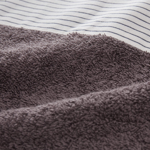 Luni beach towel, grey, 100% cotton |High quality homewares