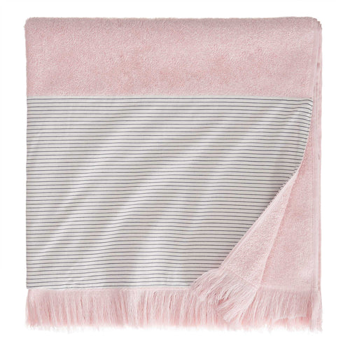 Luni beach towel, light pink, 100% cotton |High quality homewares
