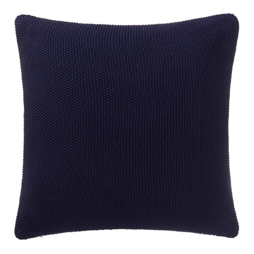 Antua cushion cover, dark blue, 100% cotton