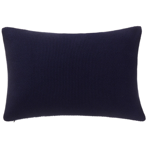 Antua cushion cover, dark blue, 100% cotton