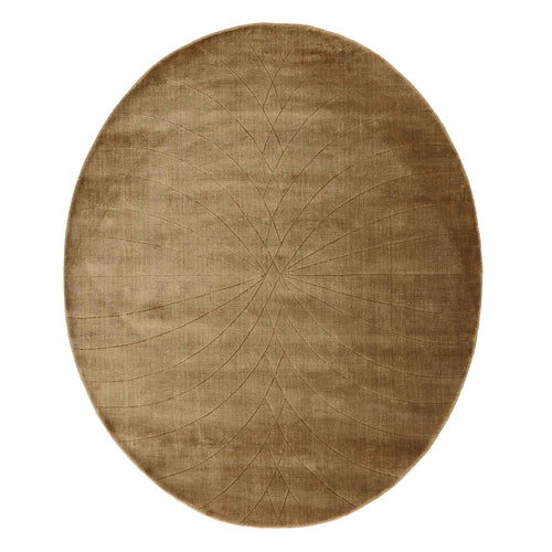 Arreau rug, mustard, 100% viscose | URBANARA viscose rugs