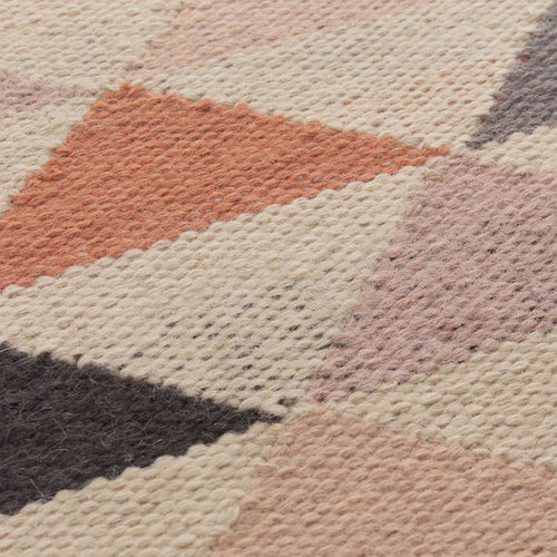 Barli Rug [Light pink/Cognac/Silver grey]