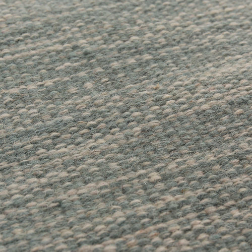 Gravlev rug, green grey & light green grey & natural white, 50% new wool & 50% cotton |High quality homewares