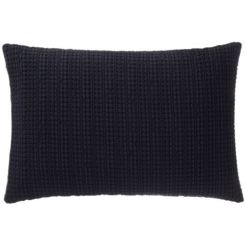 Anadia cushion cover, dark blue, 100% cotton